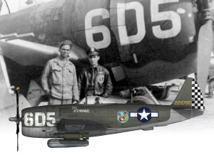 republic p-47 thunderbolt - oh johnnie 3D Модель