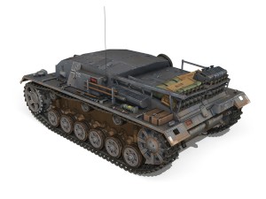 stug iii - ausfb - stug abt 191 Modello 3D