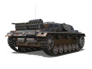 stug iii - ausfb - stug abt 191 Modello 3D