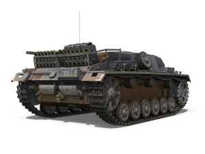 stug iii - ausfb - stug abt 191 3D Model