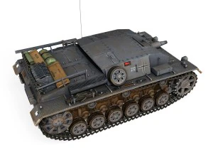 stug iii - ausfb - stug abt 191 3D Model
