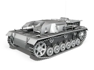 stug iii - ausfb - stug abt 191 3D Model