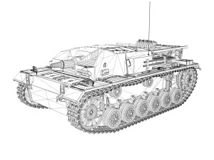 stug iii - ausfb - stug abt 191 3D Model