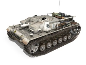 stug iii - ausf d - stug circa 197 Modello 3D