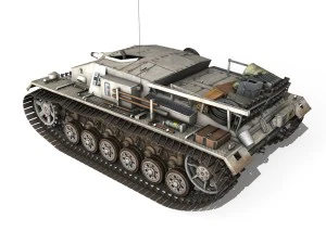 stug iii - ausf d - stug circa 197 Modello 3D