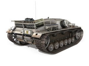 stug iii - ausf d - stug abt 197 3D 模型