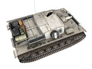 stug iii - ausf d - stug abt 197 3D 模型
