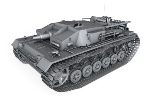 stug iii - ausf d - stug abt 197 3D 模型