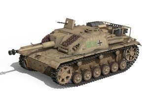 stug iii - ausfg - 1024 - early production 3D-Modell