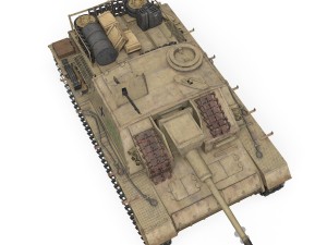 stug iii - ausfg - 1024 - early production 3D-Modell