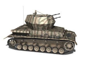 flakpanzer iv - wirbelwind - sss-pzabt 102 Modèle 3D