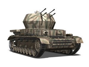 flakpanzer iv - wirbelwind - sss-pzabt 102 Modèle 3D