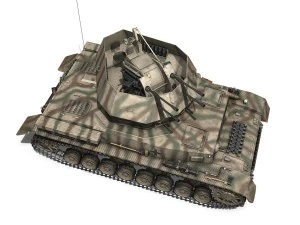 flakpanzer iv - wirbelwind - sss-pzabt 102 3D Model