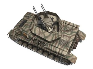 flakpanzer iv - wirbelwind - sss-pzabt 102 3D Model
