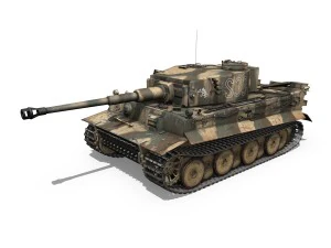 panzer vi - tiger - s33 - early production 3D Model