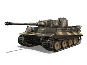 panzer vi - tiger - s33 - early production 3D Model