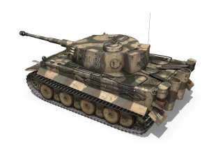 panzer vi - tiger - s33 - early production 3D Model