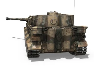 panzer vi - tiger - s33 - early production 3D Model