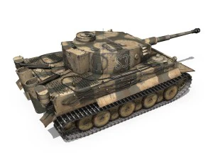 panzer vi - tiger - s33 - early production 3D Model