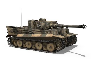 panzer vi - tiger - s33 - early production 3D Model