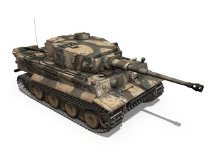 panzer vi - tiger - s33 - early production Model 3D