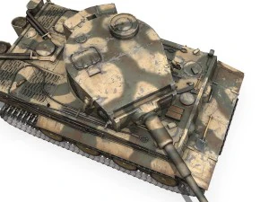 panzer vi - tiger - s33 - early production 3D Model