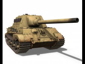 sdkfz 186 jagdtiger - porsche production 3D Model