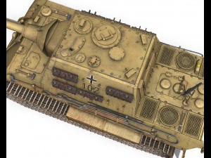 sdkfz 186 jagdtiger - porsche production 3D Model