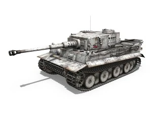 panzer vi - tiger - 231 - early production 3D Model
