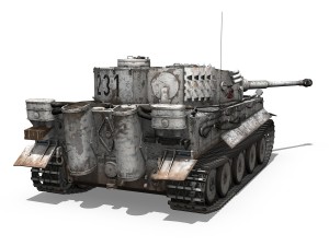 panzer vi - tiger - 231 - early production 3D 模型