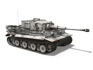 panzer vi - tiger - 231 - early production 3D 模型