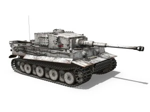panzer vi - tiger - 231 - early production 3D Model