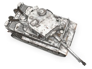 panzer vi - tiger - 231 - early production 3D 模型