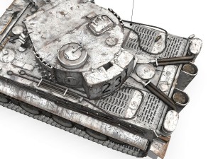 panzer vi - tiger - 231 - early production 3D 模型