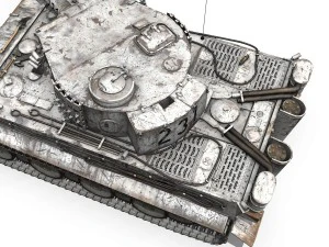 panzer vi - tiger - 231 - early production 3D Model