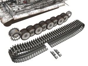 panzer vi - tiger - 231 - early production 3D 模型