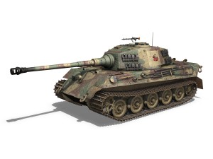 panzerkampfwagen vi - ausf b - tiger ii - 124 3Dモデル