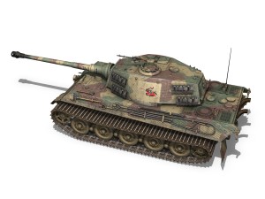 panzerkampfwagen vi - ausf b - tiger ii - 124 3Dモデル