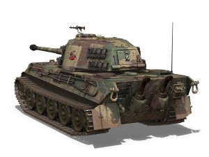 panzerkampfwagen vi - ausf b - tiger ii - 124 3Dモデル