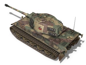 panzerkampfwagen vi - ausf b - tiger ii - 124 3Dモデル