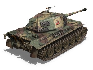 panzerkampfwagen vi - ausf b - tiger ii - 124 3Dモデル