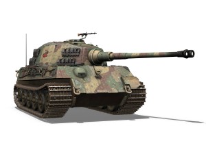 panzerkampfwagen vi - ausf b - tiger ii - 124 3Dモデル