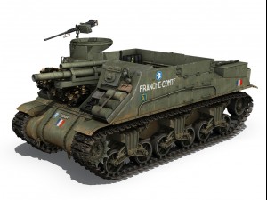 m7 priest - franche-comte 3D 模型