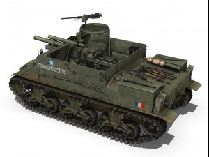 m7 priest - franche-comte 3D 模型