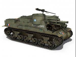 m7 priest - franche-comte 3D 模型