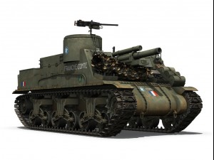 m7 priest - franche-comte 3D 模型