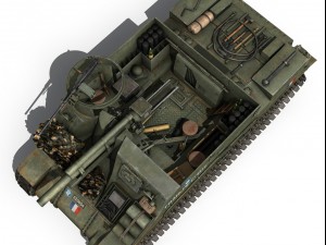 m7 priest - franche-comte 3D 模型