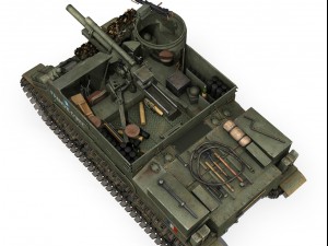m7 priest - franche-comte 3D 模型