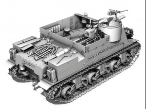 m7 priest - franche-comte 3D 模型