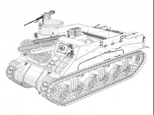 m7 priest - franche-comte 3D 模型
